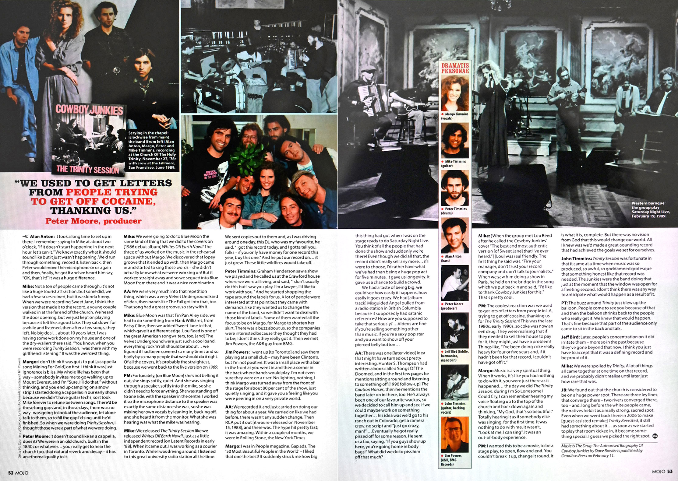 Mojo Magazine Article - Pages 3/4