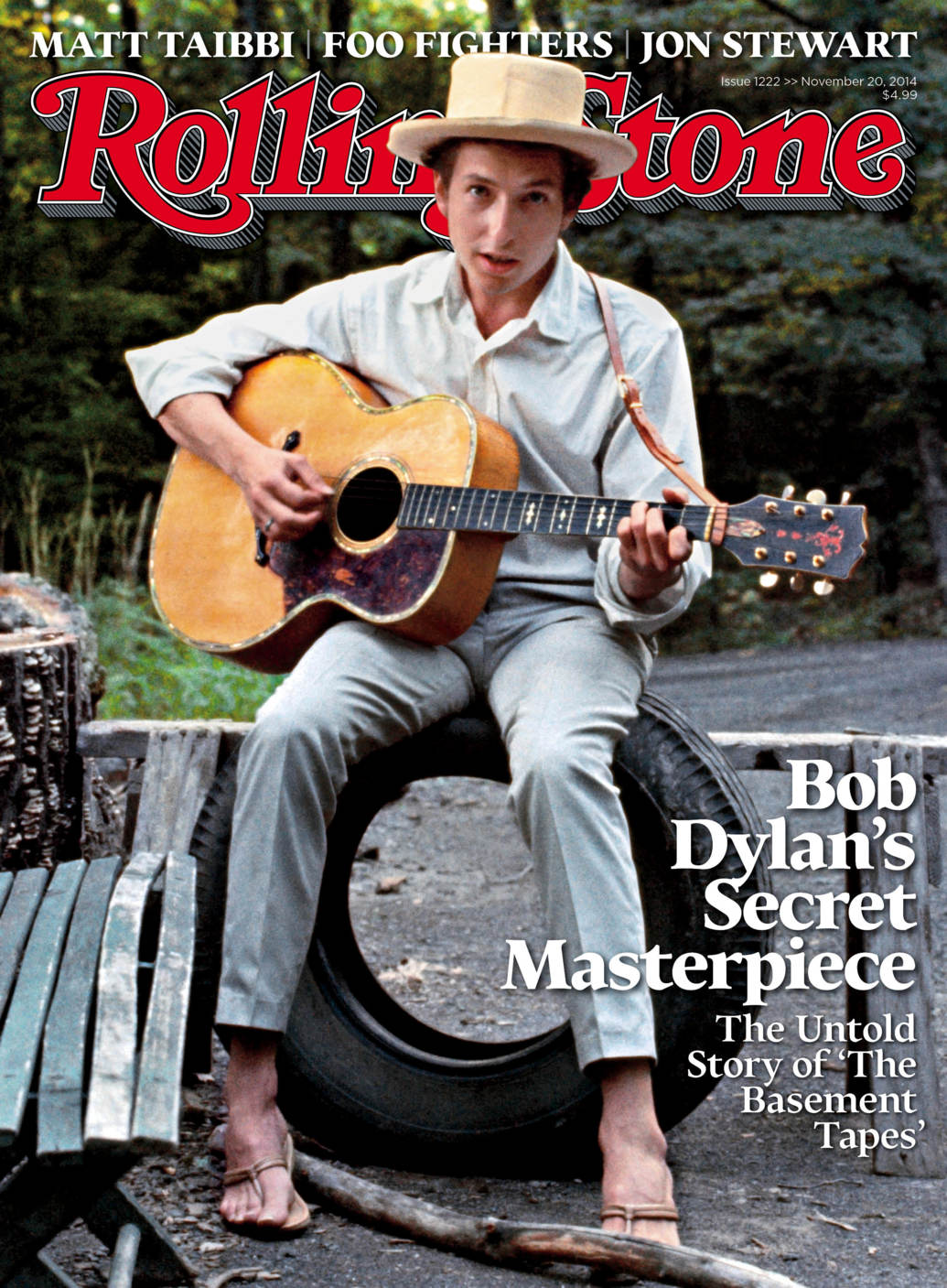 Rolling Stone Magazine Cover of Bob Dylan